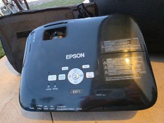 Epson AV projector, Speakers, DVD player