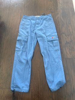 J Balvin x Guess Blue Cargos