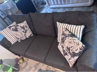 MUST GO! Dark gray sofa - $200 OBO