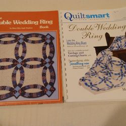 Double Wedding Ring Quilt Books--Set of 2