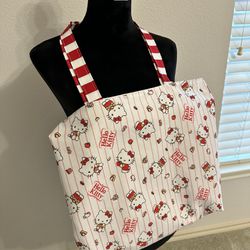Hello Kitty Tote Bag Lg With Coin Purse 