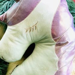 Jumbo shimmer Unicorn pillow. Super cute!! New with tags. Retails $35.  Brundage and Chester. Check out listings. 