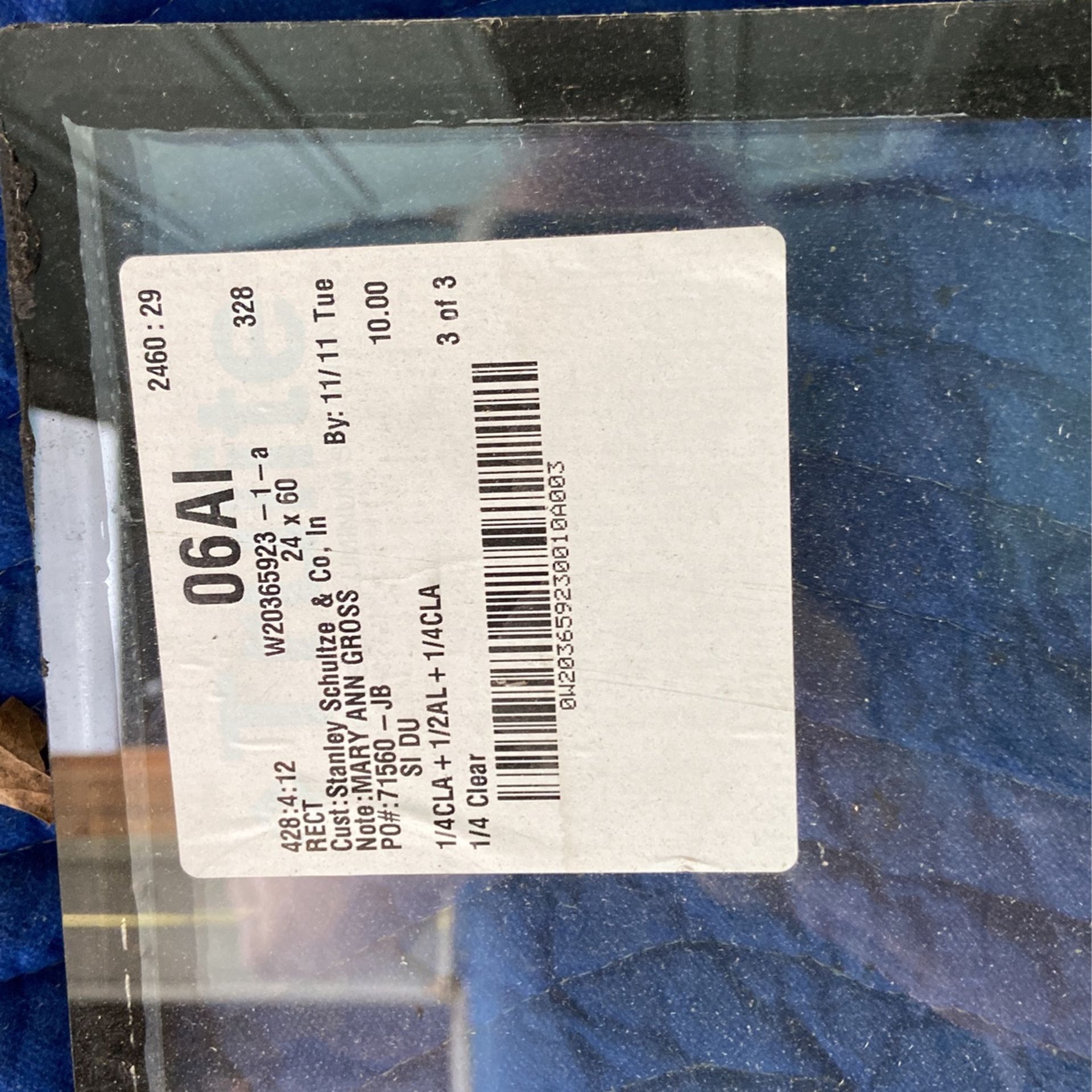 3 Pieces Of Insolated Glass