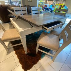 GORGEOUS JESSICA DINING TABLE SET!$699!*SAME DAY DELIVERY*NO CREDIT NEEDED*EASY FINANCING*HUGE SALE*