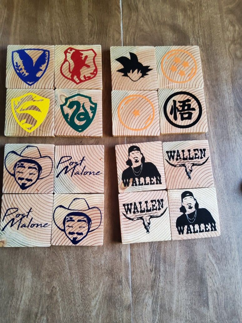 Handmade Coaster Sets Can Mahe Custom. They Make Perfect Gifts