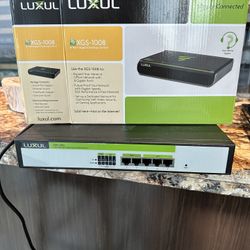 LUXUL 8 Port Gigabit Desktop Switch