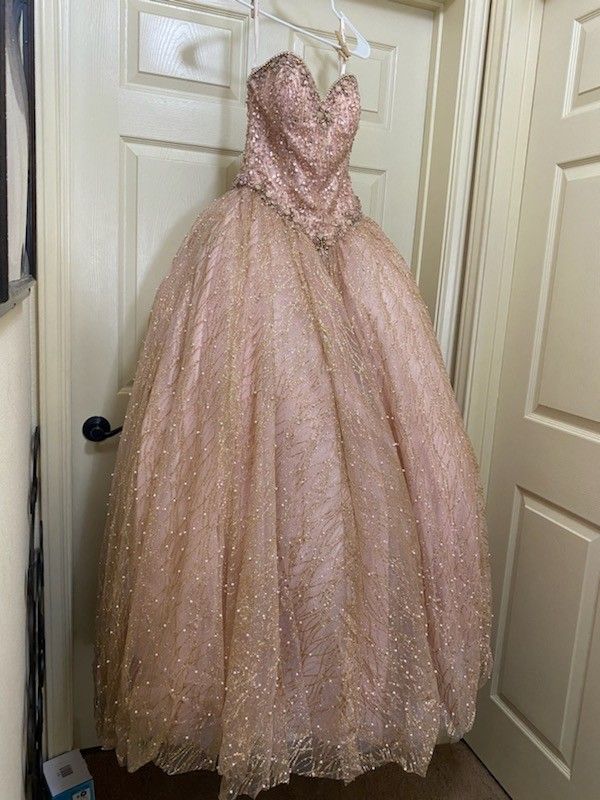 morilee rose gold quinceanera dresses Valencia Quinceanera by Morilee Dress 60192 main image 1
