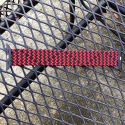 Apple Watch Braided Solo Loop Band Red And Black 49 42/44/45/49mm 