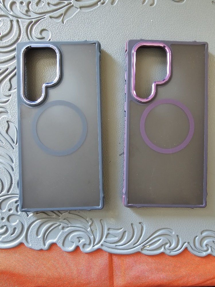2 Fundas magnéticas para Samsung Galaxy S23 Ultra mate