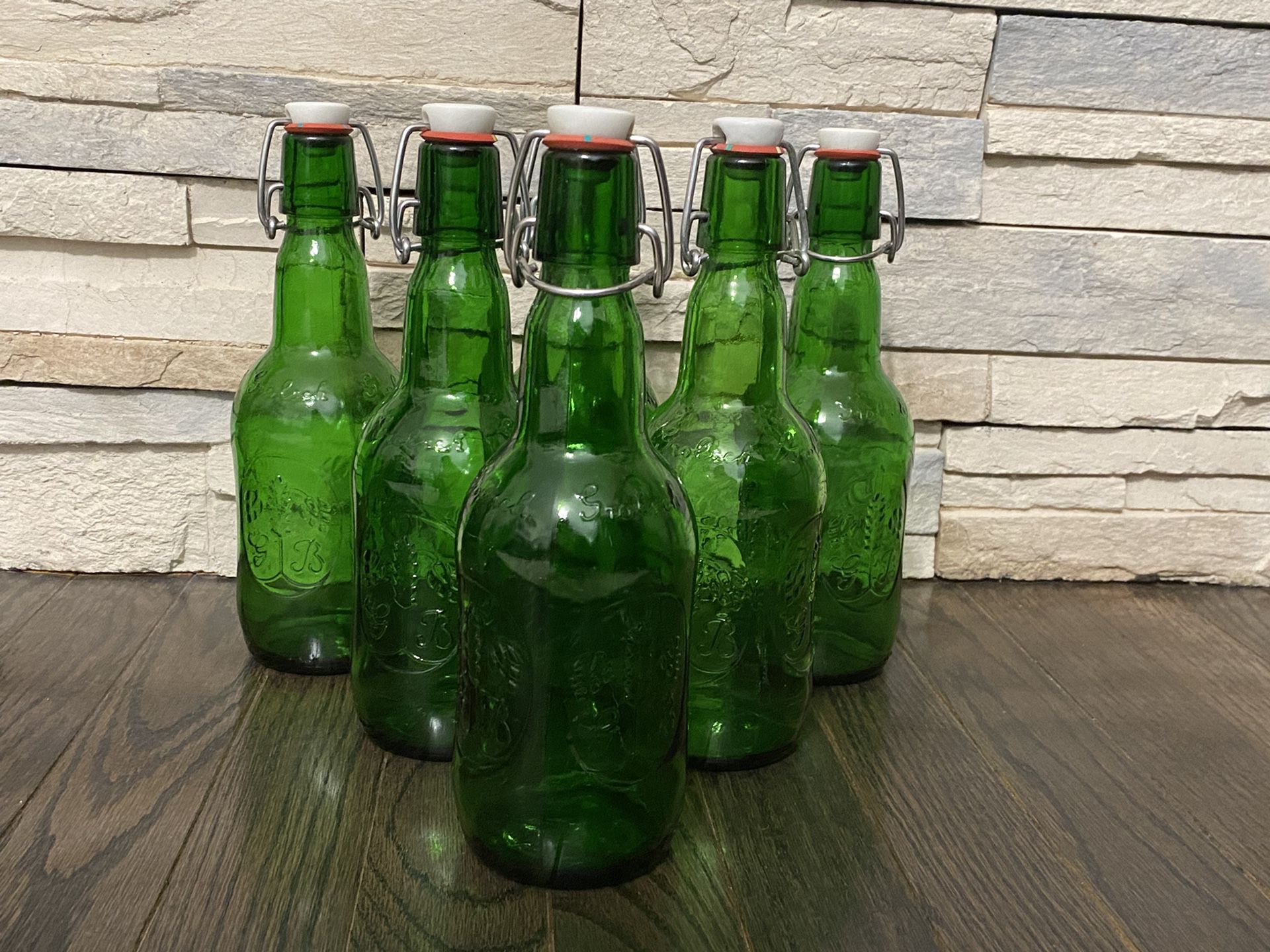 Vintage Grolsch Beer Bottles