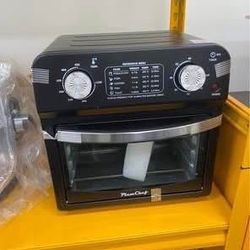 New PlumChef 13 Quart 4 Slices Air Fryer Convection Toaster Oven, 1500W, 7 in 1 Multifunction