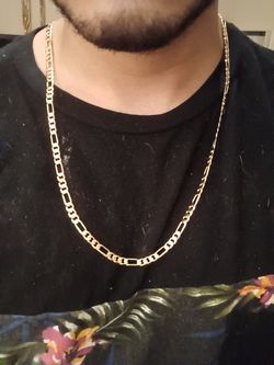 14k Gold Filled Figaro Chain 24"