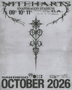 3 day GA Niteharts Ticket 10/9- 10/11