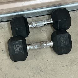 dumbbells / Mancuernas 20 Lbs 