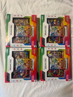 4 Pokémon First Partner Illustration Collection (Series 1)