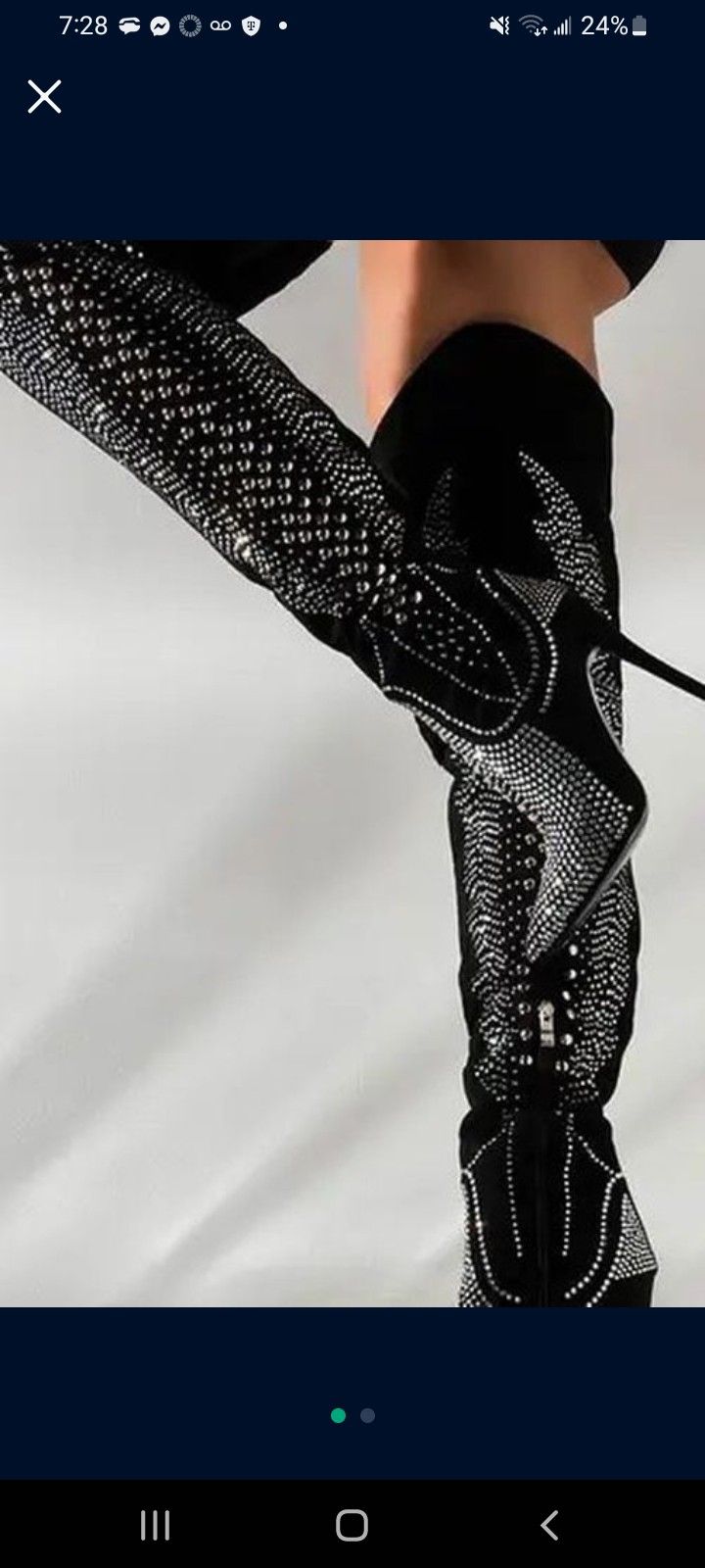  STILETTO HEEL Thigh High Boots