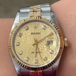 Rolex Preowned 36mm DateJust quickset 