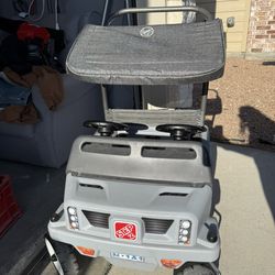 Gray Step2 Side-by-Side Push Around SUV