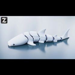 3-D printed shark