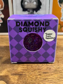 100% Authentic Jadore Purple Super Duper Squish Diamond Squeezy