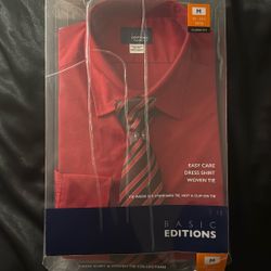 Dress Shirt And Tie, Medium