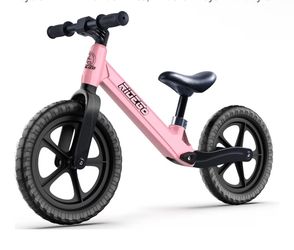 RideGo Kids Balance Bike Pink