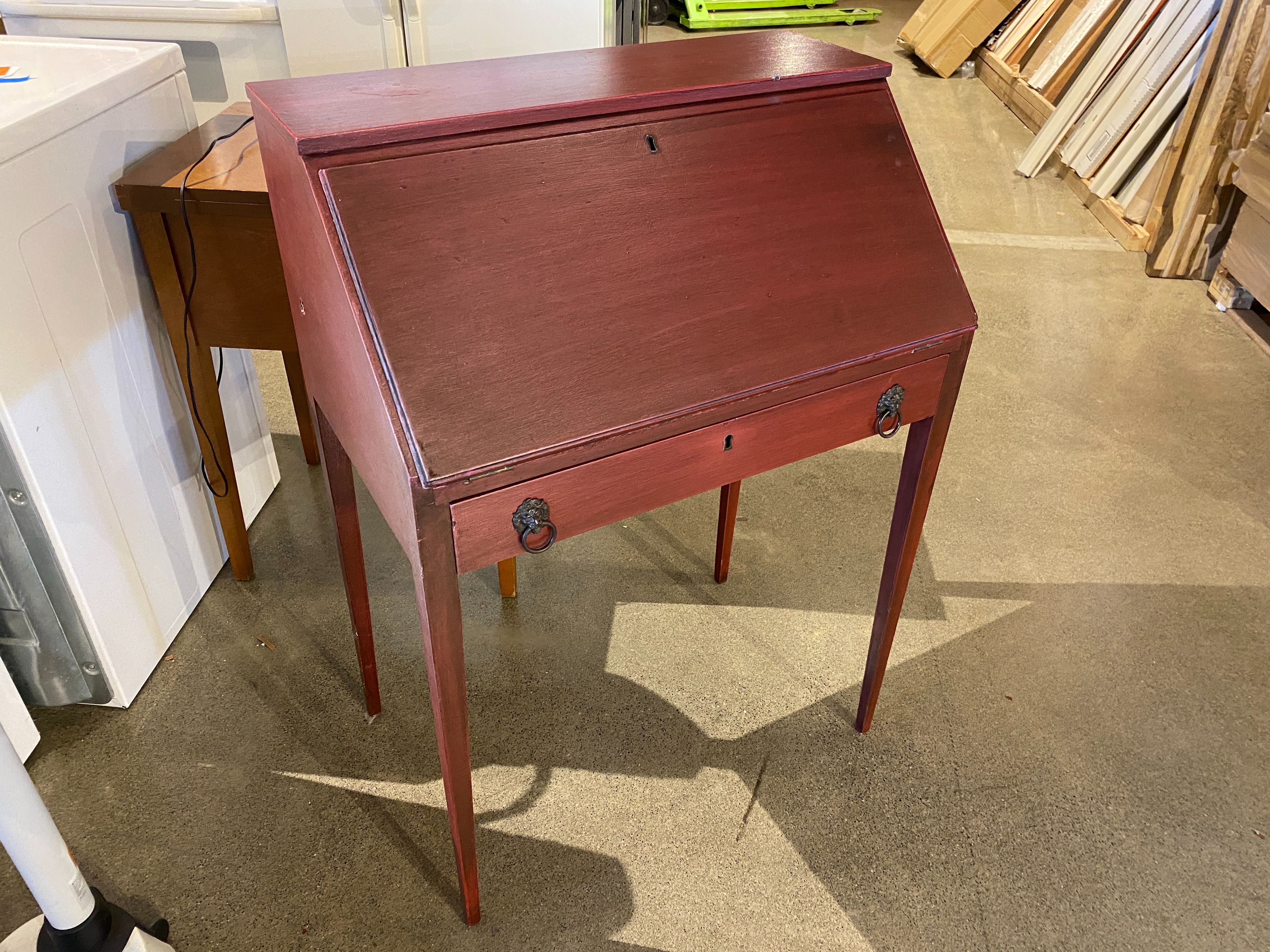 Red Secretary Desk