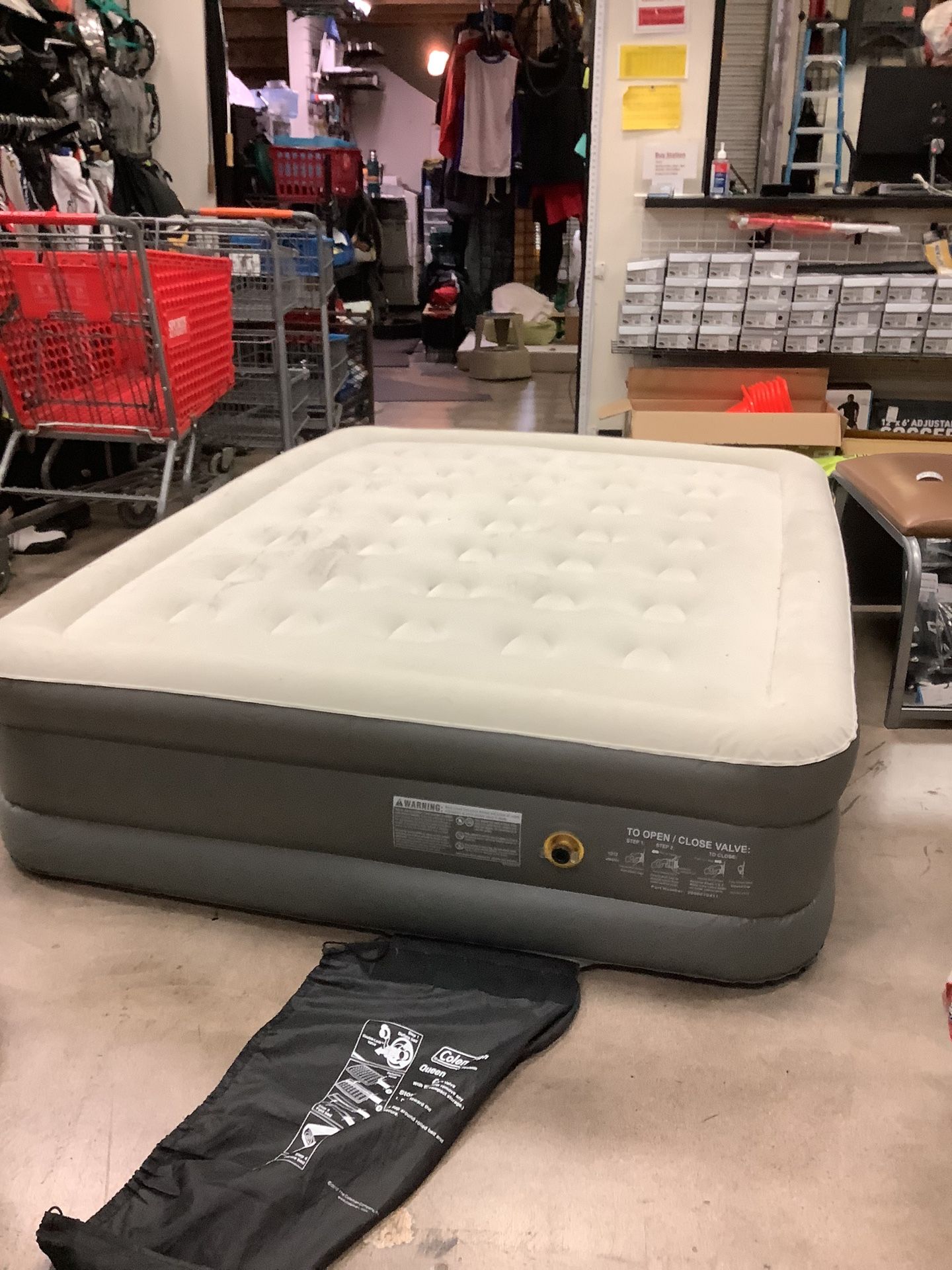 Coleman Queen Double High QuickBed Air Mattress SKU 366002 for Sale in