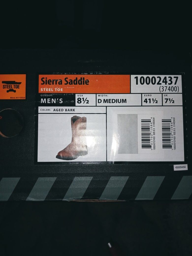 Ariat Sierra Saddle Work Boots Steel Toe
