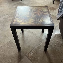 Wood End Table 19 1/2in W By 19 1/2in L By 22in Tall
