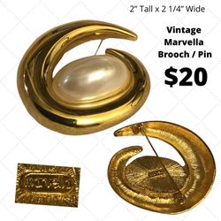 Vintage Marcella Brooch Pin
