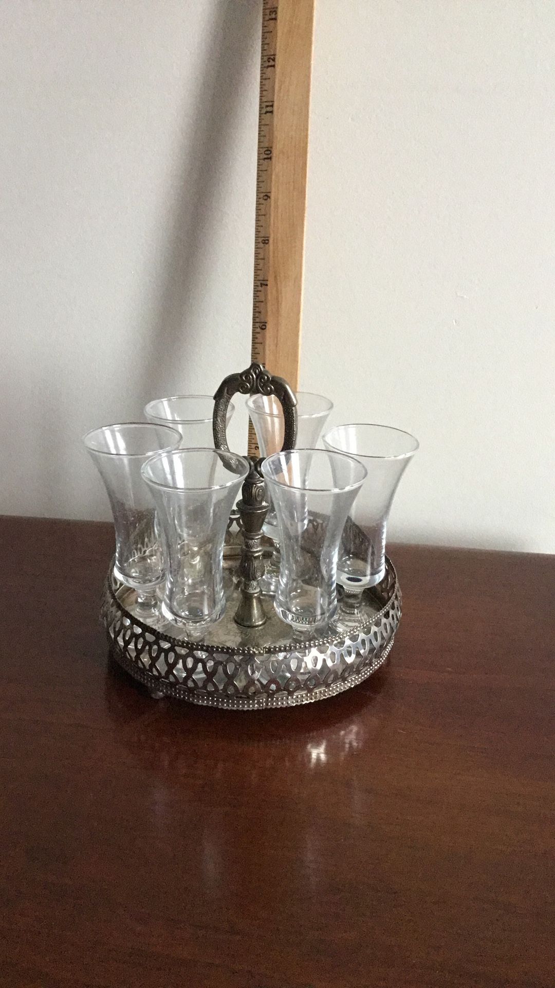 Vintage Cordial Glass Set