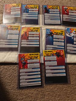 Marvel Trading Cards Oop Cards / Marvel Crisis Protocol Lot Doctor Strange Rare