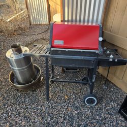 Weber Grill with Free Charcoal Smoker