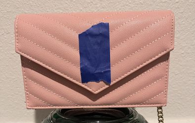 Pink Chevron Crossbody Bag