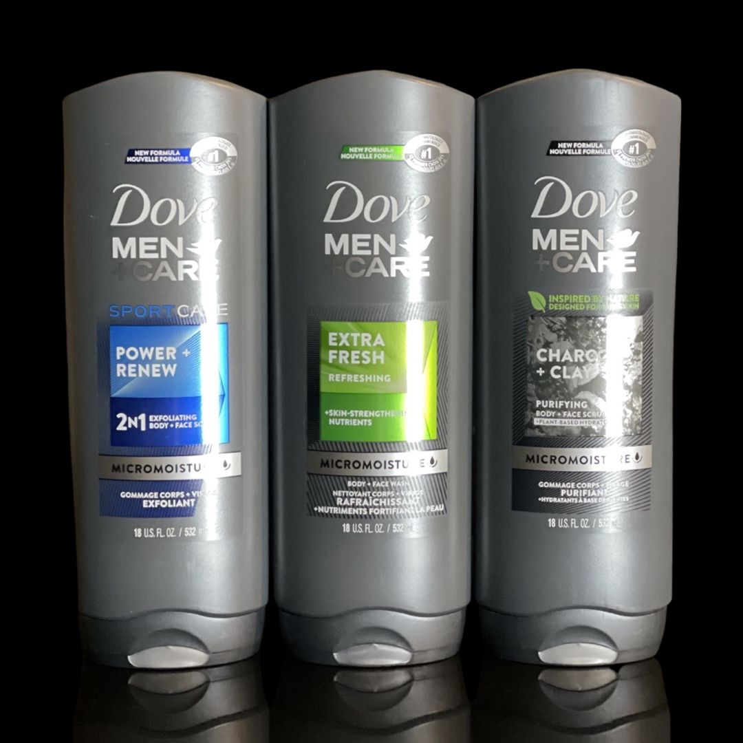 Dove Men Bodywash (3 Bottles)18oz