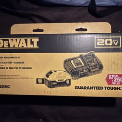 Dewalt 20V 6AH Battery And Charger