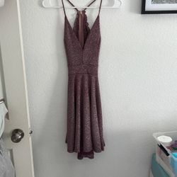 Purple Glitter Dress