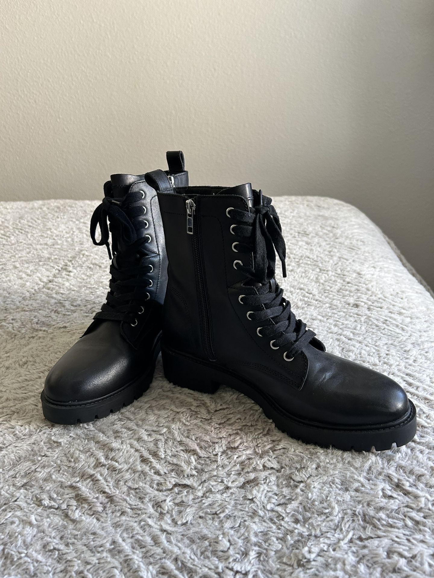 Black Leather Boots