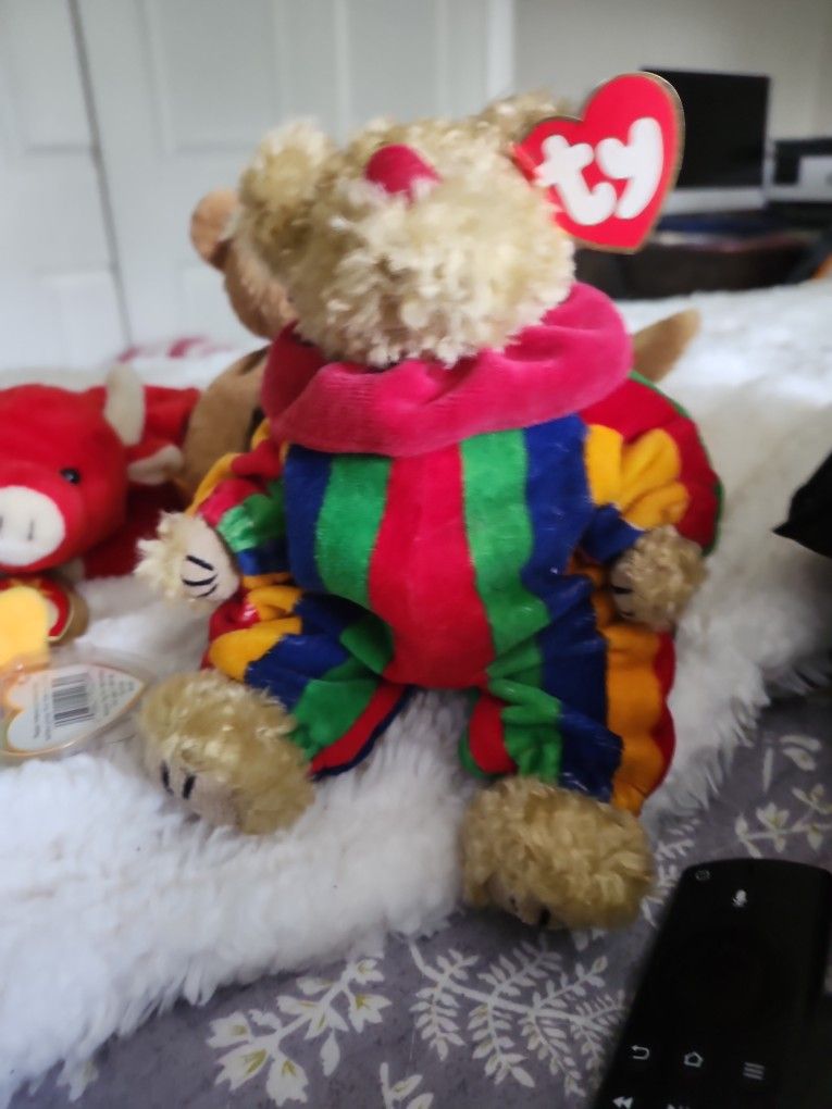 Piccadilly The Clown TY Beanie Baby Retired