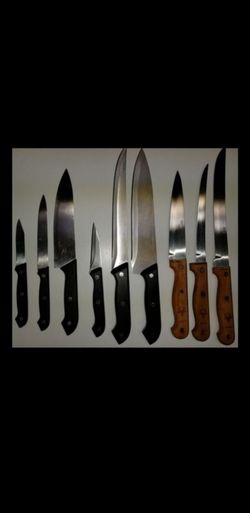 Kitchen knife knive sets 3 piece each ( Buy 1 set 2 set or all sets) PRICES LISTED...