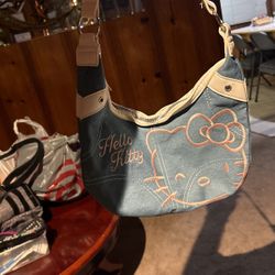 Denim Hello Kitty Bag 