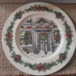 Christmas Holiday Decorative Royal Stafford Ceramic Plate