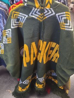 Green Bay Packers Knit Poncho Wrap