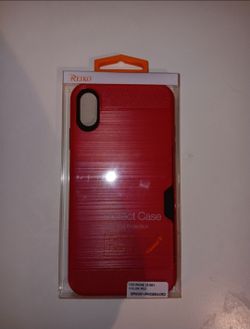 Reiko iPhone XS Max Hybrid Case With Card Holder