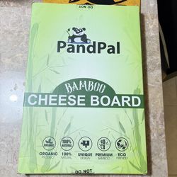 New Bamboo Cheese Board with Knives & Bowls - Extra Large Wooden Cutting Board