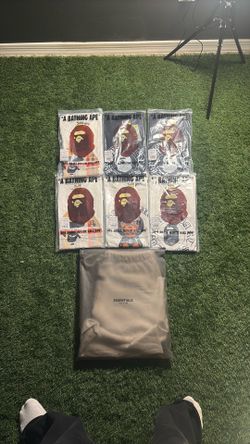 RESELLER BUNDLE DEAL 6 BAPE TEE/1 ESS SHORTS