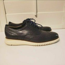 Cole Haan Navy Leather