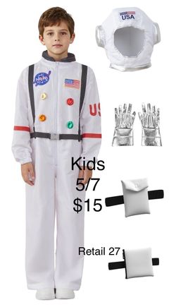 Kids Astronaut Costume / Traje De Niños Astronauta 5/7