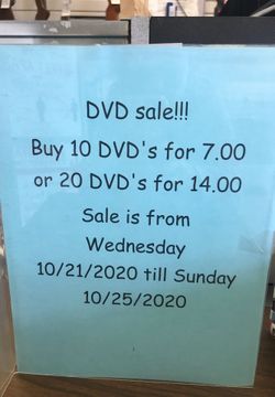 Dvd sell at Cash America